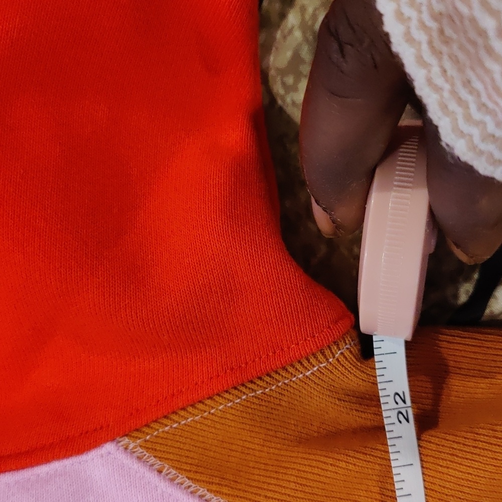 Champion Red and Pink Colorblock Hoodie and Joggers - Picture 6 of 6